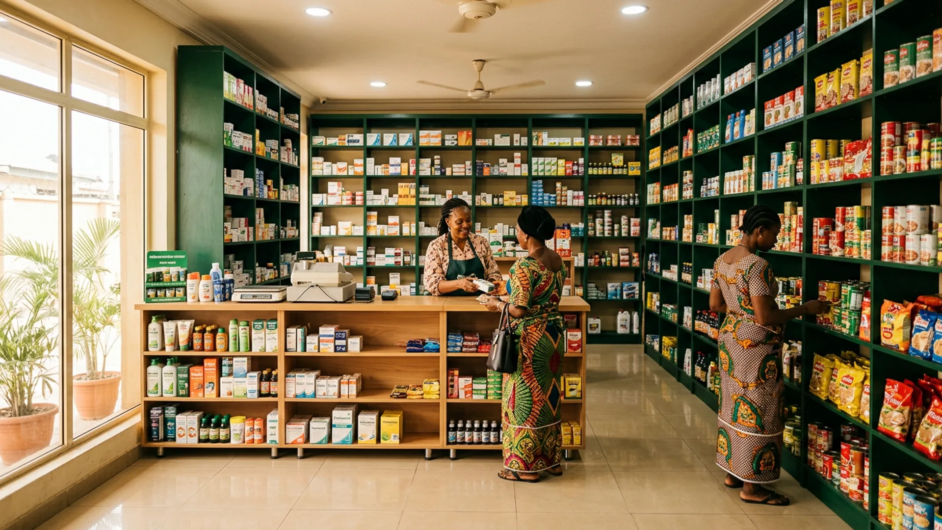Inside A A Opeyemi Enterprises store